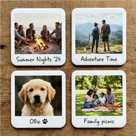 Square Photo Fridge Magnets