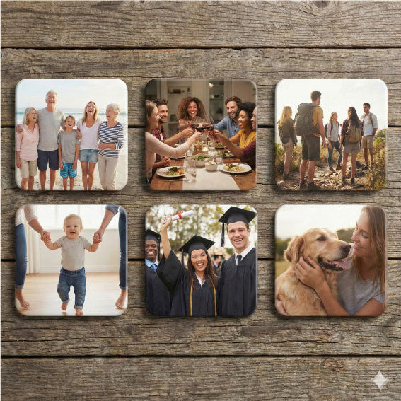 Square Photo Fridge Magnets