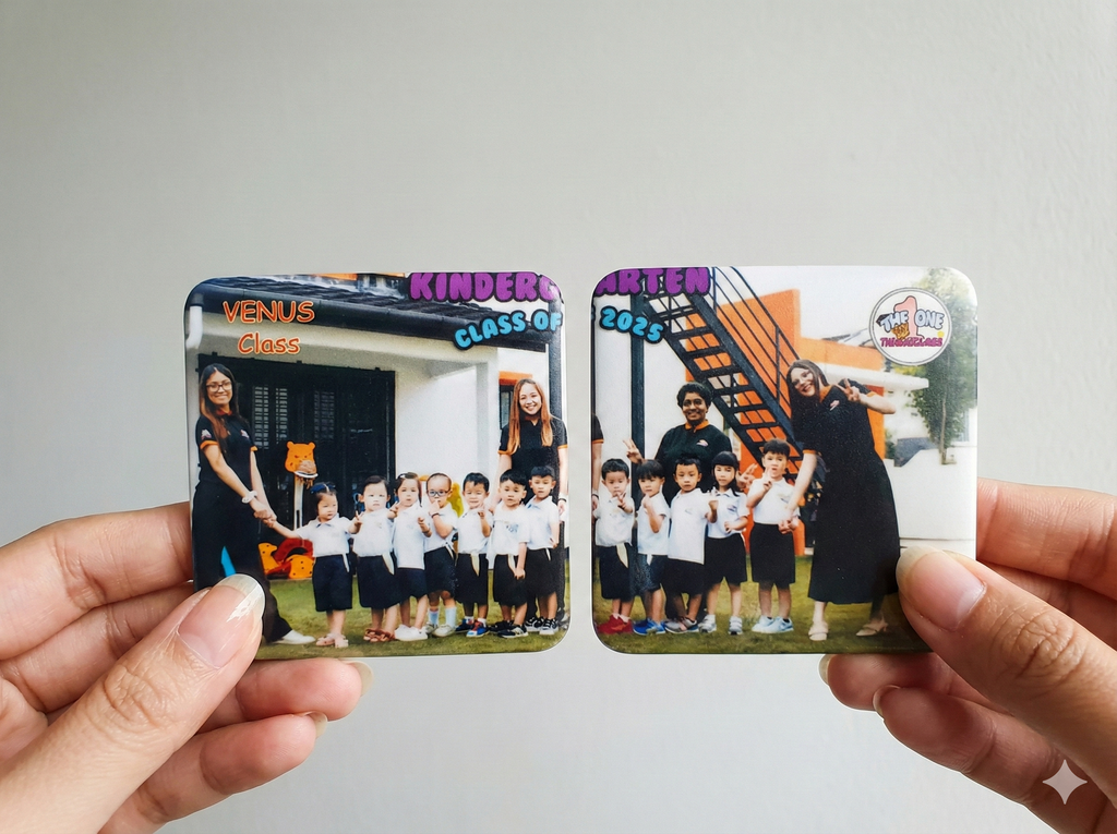 [Puzzle] Square Photo Fridge Magnets