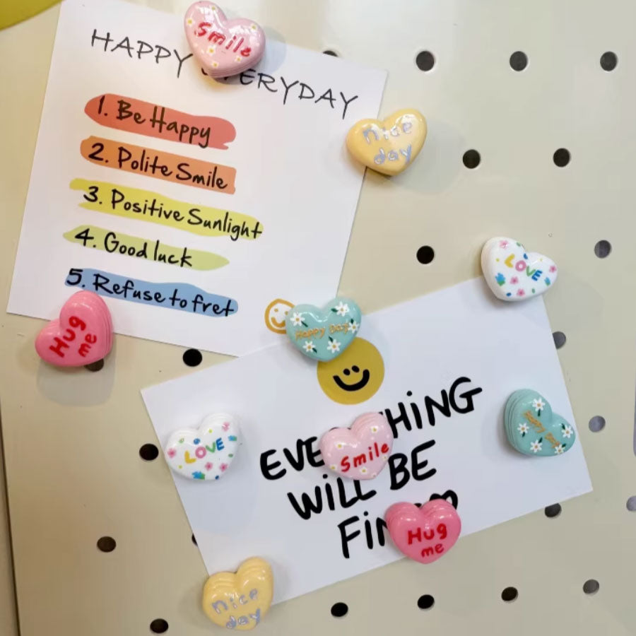 3D LOVE Pop-Art Magnets