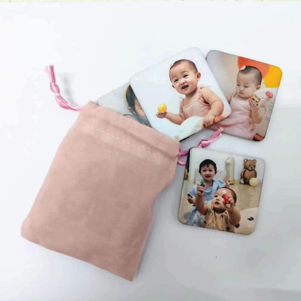 [Puzzle] Square Photo Fridge Magnets