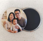 Round Photo Fridge Magnets