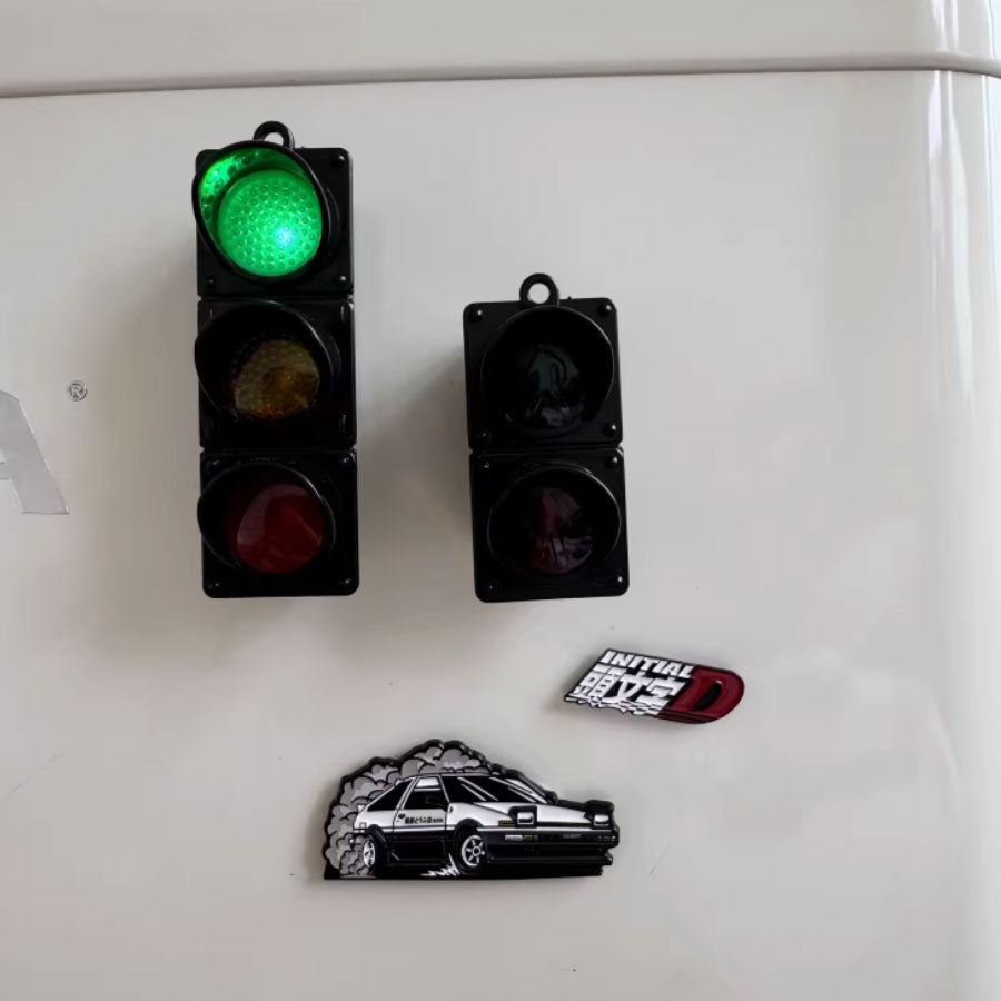 3D Traffic Light Pop-Art Magnets (With Light)